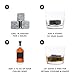Original Whisky Stones MAX By Teroforma – Handcrafted Natural Large Soapstone Beverage Chilling Cubes (Set of 2)