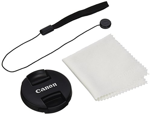 58mm Snap-On Lens Cap replaces E-58 II for Canon EOS Lenses, with Lens Keeper