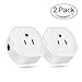 Martin Jerry Mini WiFi Smart Plugs are Compatible with Alexa, Google Home, Smart Home Devices to Control Your Appliance, no Hub Required, WiFi Smart Socket (Model: V04) (2 Pack)