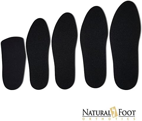 Natural Foot Orthotic Cushions. Perfect to be Worn Over Orthotic Arch Support Insoles. Adds Comfort, Prevents Step Shock, and Wicks Away Perspiration. USA Made. 1 Pair of Shoe Insole Inserts.