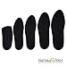 Natural Foot Orthotic Cushions, Natural Sponge Rubber Cushions with a Nylon Covering perfect to be worn over orthotic arch support insoles. Mens Size 12