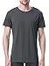DAVID ARCHY Men's Undershirt Bamboo Rayon Moisture-Wicking T-Shirts Stretch Crewneck Tees for Men, 3-Pack (M, Black/Dark Gray/Light Gray)