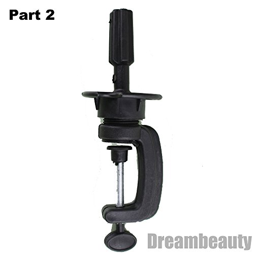 Dreambeauty Synthetic Manikin for Hair Braiding Cutting Styling with Table Clamp Red Color 28inch - Thumbnail 6