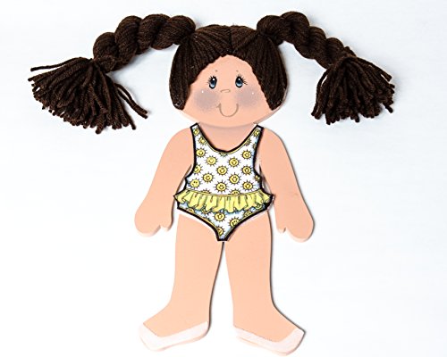 wooden dress up dolls with fabric