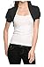 G2 Chic Women's Solid Ruched Bolero