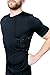 Graystone CCW Holster T-Shirt for Men- Crew Neck Compression Conceal Carry Tactical Clothing (Med, Black)