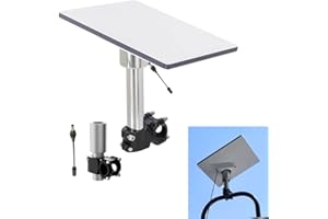 Starlink Mini Pole Mount Kit for RV Ladder (0.8"-1" Pipes) - Horizontal Clamp Mount with 6" Quick-Release Cable, Compatible w