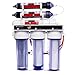 LiquaGen Portable - 6 Stage Dual Use (Drinking & 0 PPM Aquarium Reef/Deionization) Reverse Osmosis Water System (RO/DI) w/pH Alkaline Mineral Restoration Filter (50 GPD)
