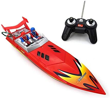 WANTOOSE 15km/h High Speed Electric RC Boat Ship Speedboat Remote Control For Children Toys Gift, model 5011