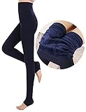MoYoTo Women's High Waisted Fleece Lined Leggings Thick Warm Tights -Many Colors