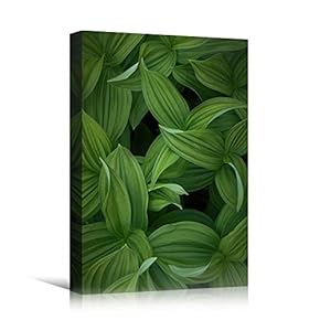 signwin Canvas Wall Art Leaves Arrangement Abstract Colorful...