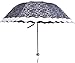 Aoosir UPF 50+ Fashion Lace Umbrella, Black