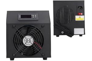 Aquarium Water Chiller, Cold Plunge Chiller with Pump and Hose, 16 Gal 60L Aquarium Chiller for Axolotl for Coral Fish Shrimp