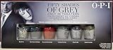 Fifty 50 Shades of Grey Mini Nail Lacquer Polish 1/8 oz. x 6 - 1 Set
