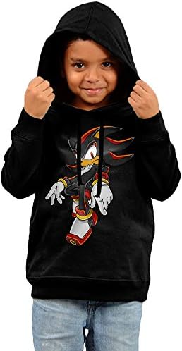 TuTuSwear Unisex Toddler Hooded Sweatshirt Sonic The Hedgehog Hoodie Black