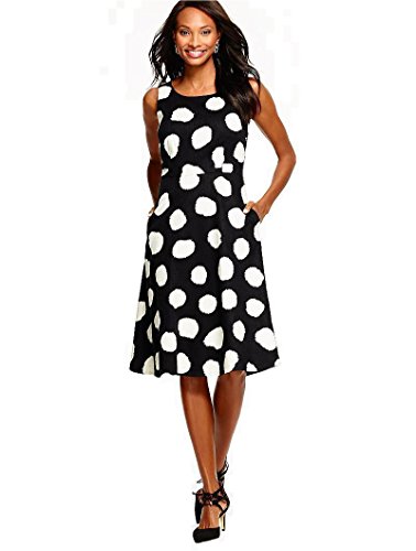 talbots polka dot dress