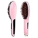 Maysky Hair Straightener Brush Instant Magic Silky Straight Hair Styling Anion Hair Care Anti Scald Zero Damage(pink)