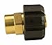 Erie Tools Brass Twist Coupler Adapter 1/4