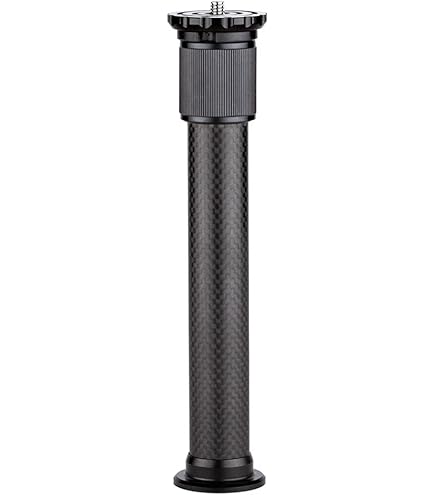 Prolunga Treppiede Telescopica In Lega Alluminio - Estensione Fino A 46,5 Cm Per Fotocamera E Microfono