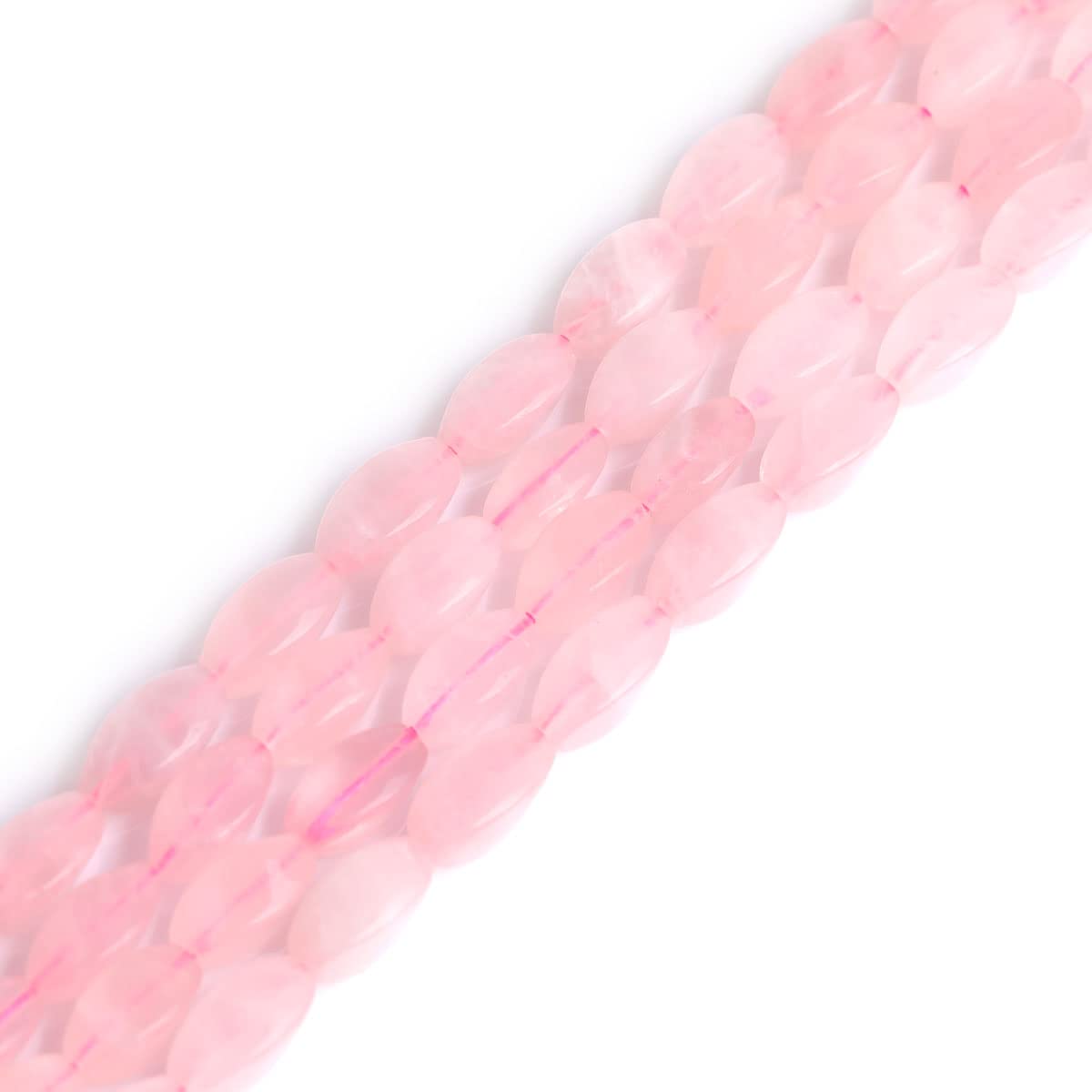 Sweet & Happy Girl's Store 6x12mm Twist Gemstone Beads Strand 15 Inch Jewellery Making Beads