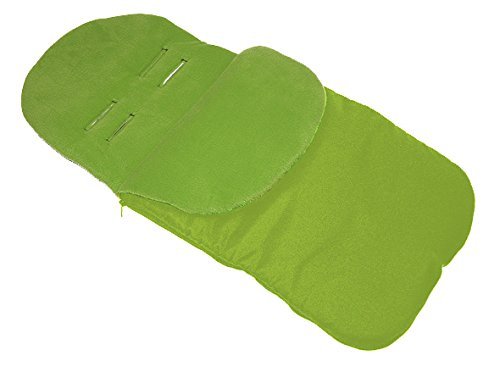 Universal Footmuff Baby Cosy Toes Fit All Pushchair Buggy Car Seat Plain Colour Light Green