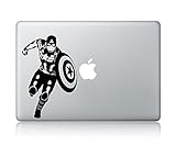 Captain America Apple Macbook Laptop Vinyl Sticker Decal