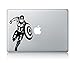 Captain America Apple Macbook Laptop Vinyl Sticker Decal