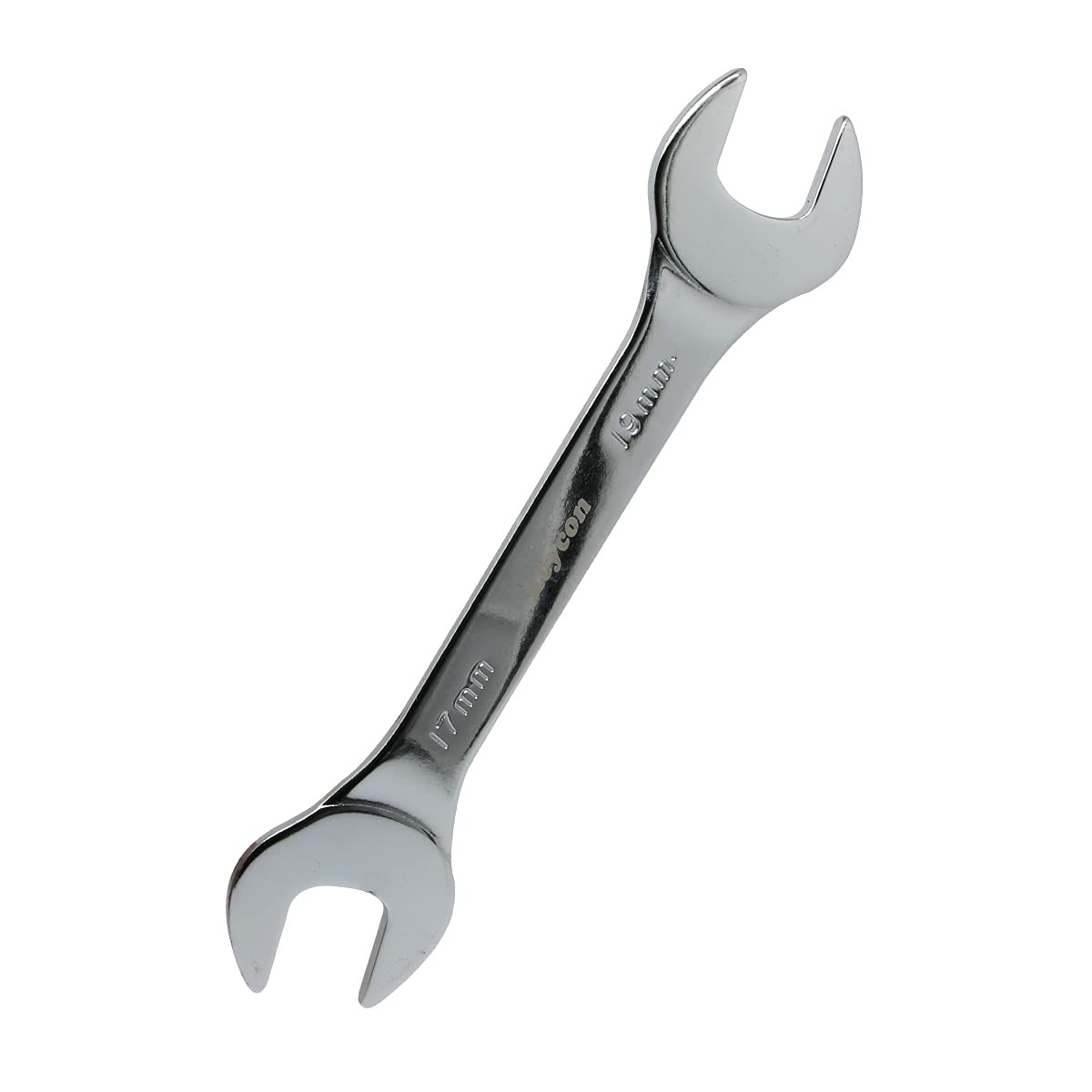 ExcInter Open Ended Spanner, 17mm & 19mm Double End Silver Wrench 3mm Ultra Thin Repairing Tool for Use Under Narrow Space Conditions(1 PCS) — image 1