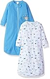 Spasilk Baby Boys' 2 Pack 100% Cotton Sleep Bag, Blue Helicopter, One Size