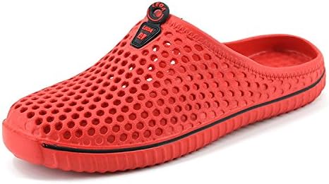 xsby Summer Breathable Mesh Sandals Beach Footwear Anti-Slip Garden Clog Shoes