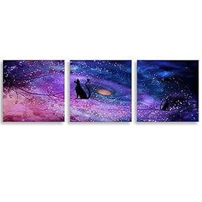 3 Piece Canvas Wall Art Brids Painting...