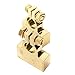 Audew 2 Pcs 4/8 Awg Positive Negative Battery Terminal Platinum Gold Auto Car