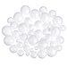 48 Pieces White Foam Craft Balls Decorating Ball for DIY, Crafting and Decoration (4 Sizes)