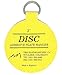 Flatirons Disc - Invisible English Disc - Adhesive Plate Hanger, 3 inch - (10 Pack)