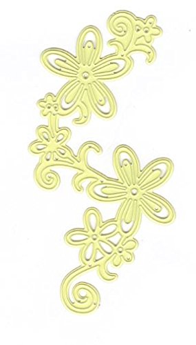 Shape Die Lene Design Swirl & Flowers SDL028