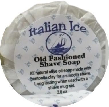 All Natural, Handmade, Italian Ice Shave Soap by Amish Country Essentials. 3oz