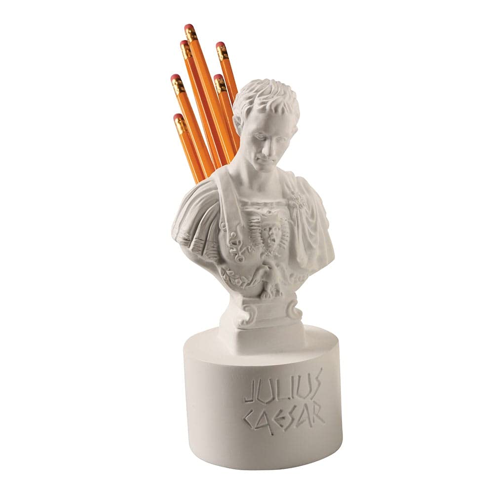 WHAT ON EARTH Ides of March Pen and Pencil Holder - Julius Caesar Office Desk Accessory