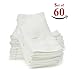 Soft Touch Linen Terry Cloth Face Towels, 12 x 12-Inch, Pack of 60, White