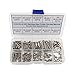 HVAZI #4-40 UNC Stainless Steel Phillips Flat Head Machine Screws Nuts Assortment Kit