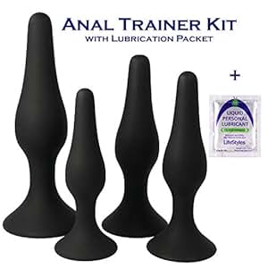 Amazon.com: Anal Trainer Kit from Real Vibes - 4 Butt Plugs - Beginner