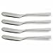 Norpro Set of 4 Polished Silver Stainless Steel Spreaders, Dishwasher Safe,