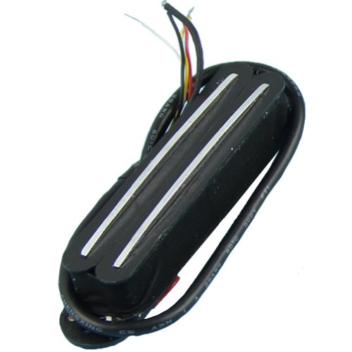 image for Estone Dual Hot Humbucker Rail Electric Guitar Neck Pickup For Strat S