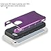 iPhone 5s Case,iPhone SE Case,iPhone 5 Case,by Ailun,Glazed Smooth Surface Coating,Soft TPU Bumper&Hard Shell Solid PC Back,Shock-Absorption&Anti-Scratch Hybrid Dual-Layer Slim Cover[Purple]