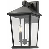 Z-Lite 568B-ORB 2 Light Outdoor Wall Sconce, Oil Rubbed Bronze