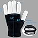 LED Gloves Kids - Light Gloves Rave with 3 Colors 6 Modes for Kids, LED Gloves for Halloween Party Extra Batteries, Gift Box