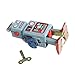 Bettal Tin Metal Vintage Mechanical Clockwork Wind-up Walking Robot Toy Kids Gift Collection