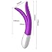 Multifunctional G Spot Vibrators for Women Double Nipple Vibrator for Clitoral Adult Vibrator Sex Toys for Woman Sex Products