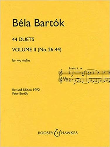 Amazon.com: Bartók: 44 Violin Duets – Volumen 2 (Nos. 26 – 44):  0073999930665: Béla Bartók: Libros
