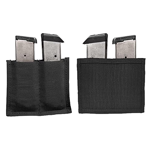 Stealth Velcro Double Clip Pouch Magazine Holder Gun Safe Accessory (1