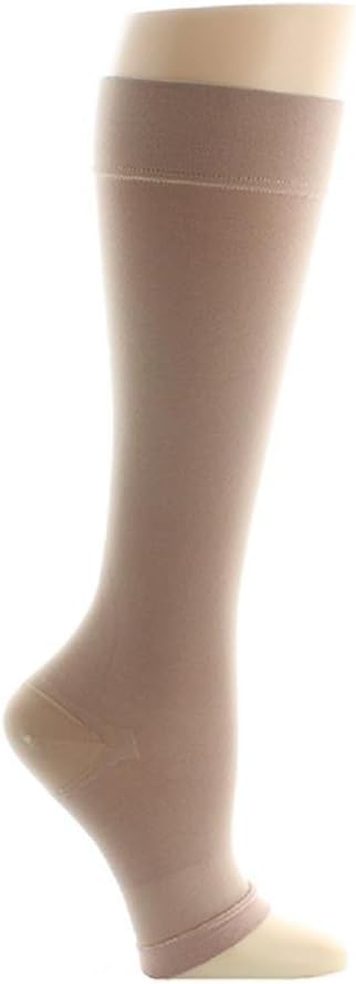 VenoMedical USA 30-40 mmHg Beige Below Knee Open Toe Size: Small